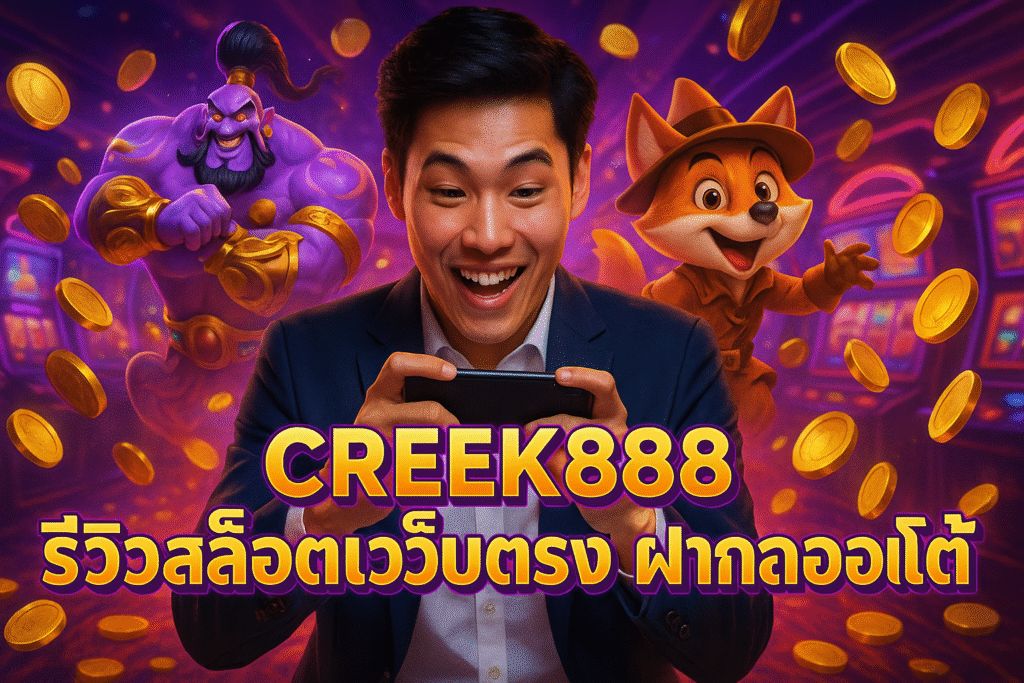CREEK888 รีวิวสล็อตเว็บตรง ฝากถอนออโต้